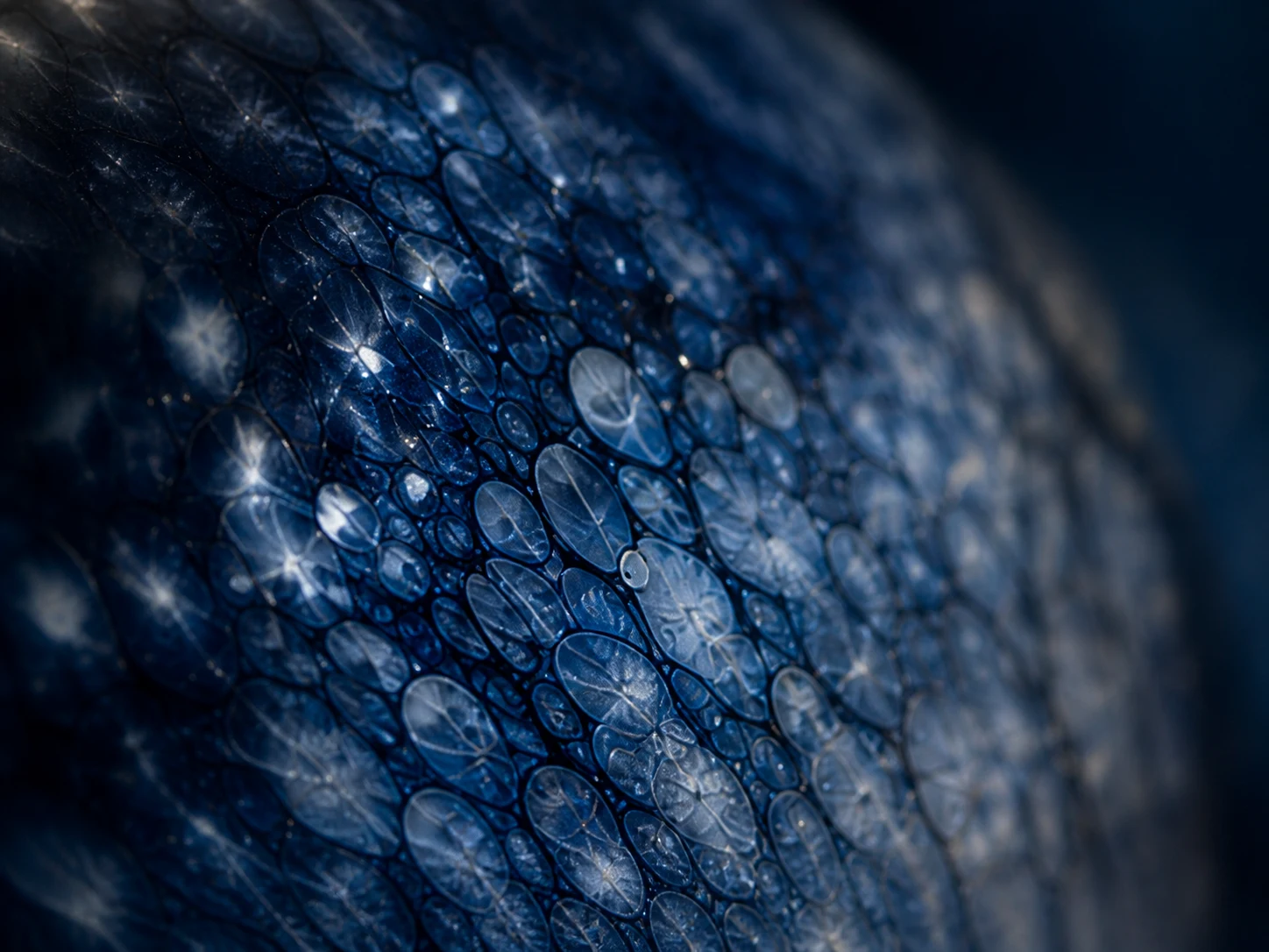 Crystalline Tenmoku glaze detail