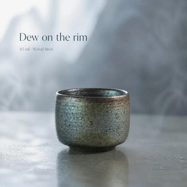 Wood-Fired Jian Zhan Tea Cup — Iron-Clay, Natural Ash Variation, Clean Understated Character, 85 ml