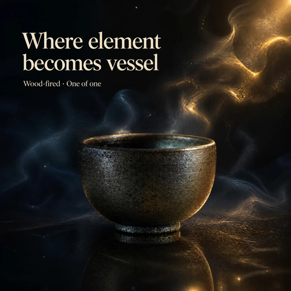 Wood-Fired Jian Zhan Tea Cup — Ash-Fired Starry Glaze, 125 ml detail 2