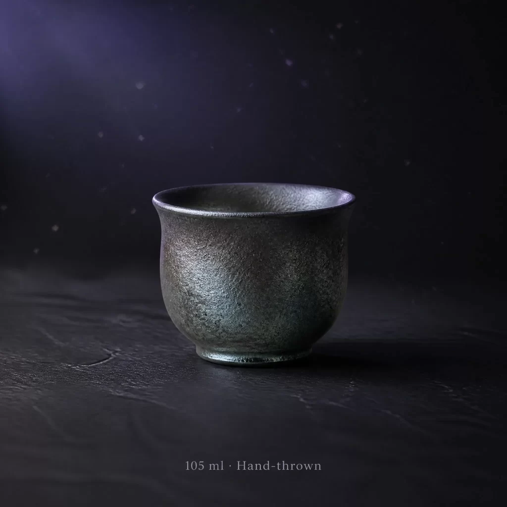 Wood-Fired Jian Zhan Tea Cup — Iron-Clay, Natural Ash Variation, Quiet Rustic Character, 105 ml detail 2