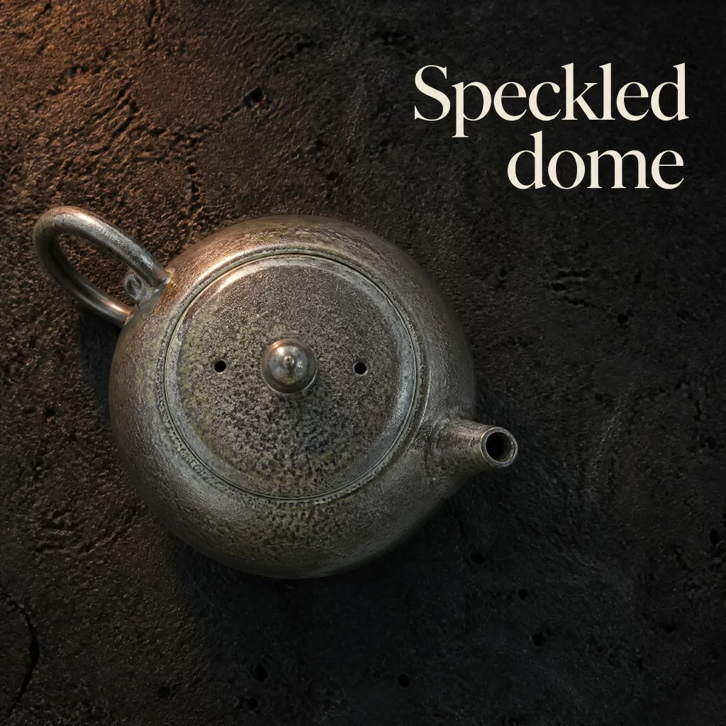 Handmade Wood-Fired Fine Clay Teapot | Distinct Fire Marks & Metallic Glaze for Gongfu Tea, 125 ml detail 3