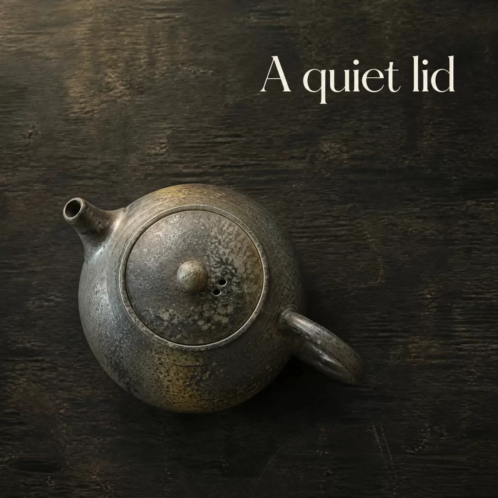 Wood-Fired Jian Zhan Teapot — Ruyi Handle, Fine-Clay, Heavy Natural Ash, Natural Ash Variation, 135 ml detail 3