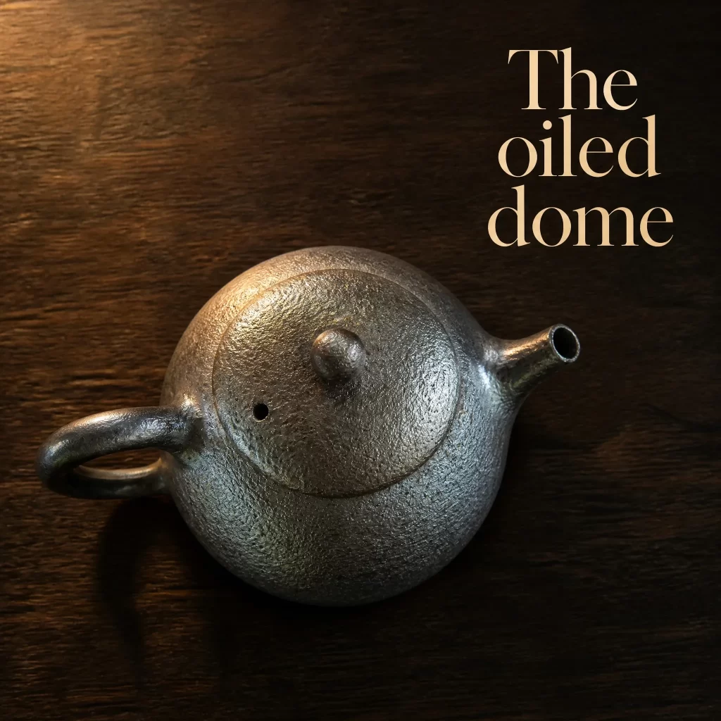 Wood-Fired Jian Zhan Teapot — Qingyang, Iron-Clay, Golden Lustrous Glaze, 150 ml detail 3