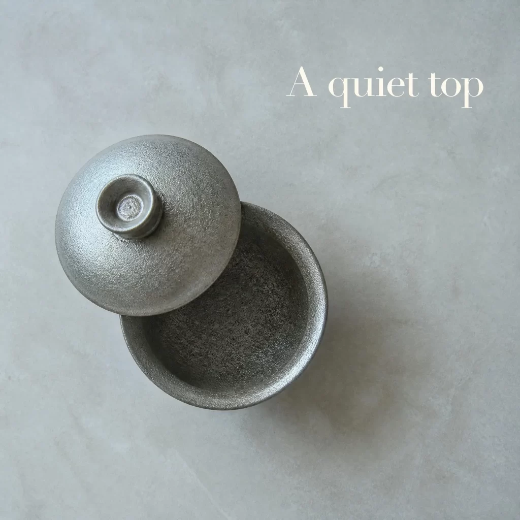 Wood-Fired Jian Zhan Gaiwan — Iron-Clay, Natural Ash Variation, 145 ml detail 3