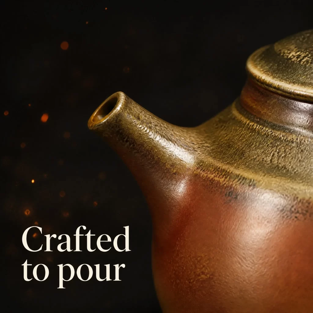 Wood-Fired Jian Zhan Teapot — Longyuan, Fine-Clay, Vivid Fire Tones, High-Contrast Fire Tones, 140 ml detail 3