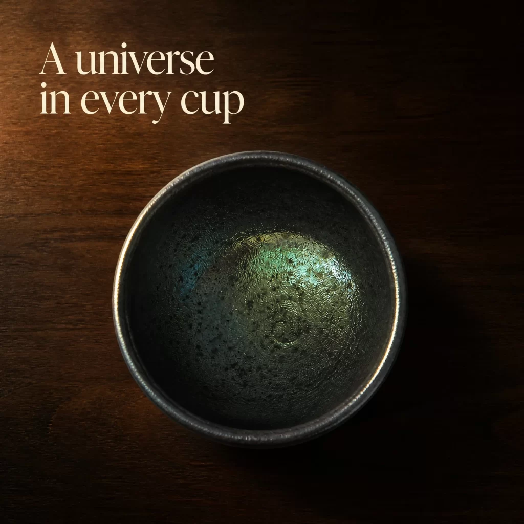 Wood-Fired Jian Zhan Tea Cup — Ash-Fired Starry Glaze, 125 ml detail 4