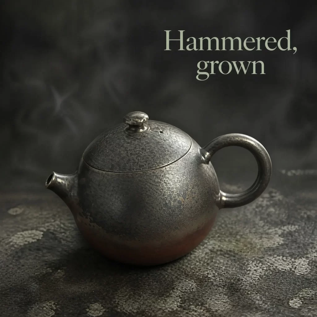 Wood-Fired Jian Zhan Teapot — Qiyi, Fine-Clay, Strong Ash Glaze Color, Moss-Like Texture, 135 ml detail 4