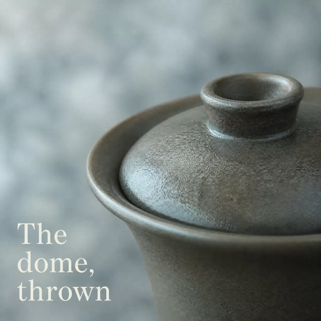 Wood-Fired Jian Zhan Gaiwan — Iron-Clay, Natural Ash Variation, 145 ml detail 4