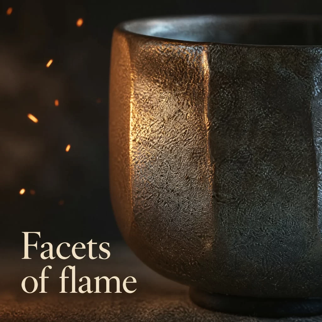 Wood-Fired Jian Zhan Tea Cup — Iron-Clay, Gold-And-Silver Ash Glaze, Fire-Toned Ash Glaze, 105 ml detail 4
