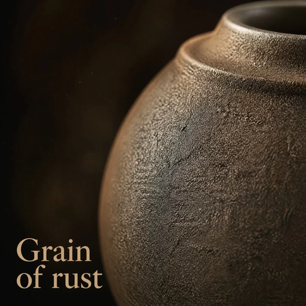 Wood-Fired Jian Zhan Tea Cup — Iron-Clay, Rust-Toned Ash Glaze, Natural Ash Variation, 100 ml detail 4