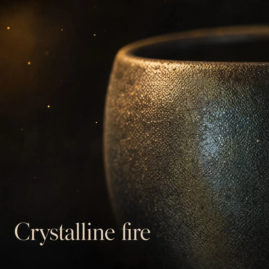 Wood-Fired Jian Zhan Tea Cup — Iron-Clay, Gold-Accented Ash Glaze, Grounded, Understated Character, 100 ml detail 4