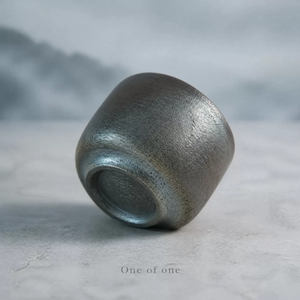 Wood-Fired Jian Zhan Tea Cup — Iron-Clay, Natural Ash Variation, Clean Understated Character, 85 ml detail 5