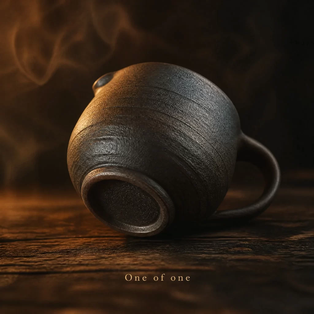 Wood-Fired Jian Zhan Fairness Pitcher — Iron-Clay, Natural Ash Variation, Quiet Rustic Character, 170 ml detail 5