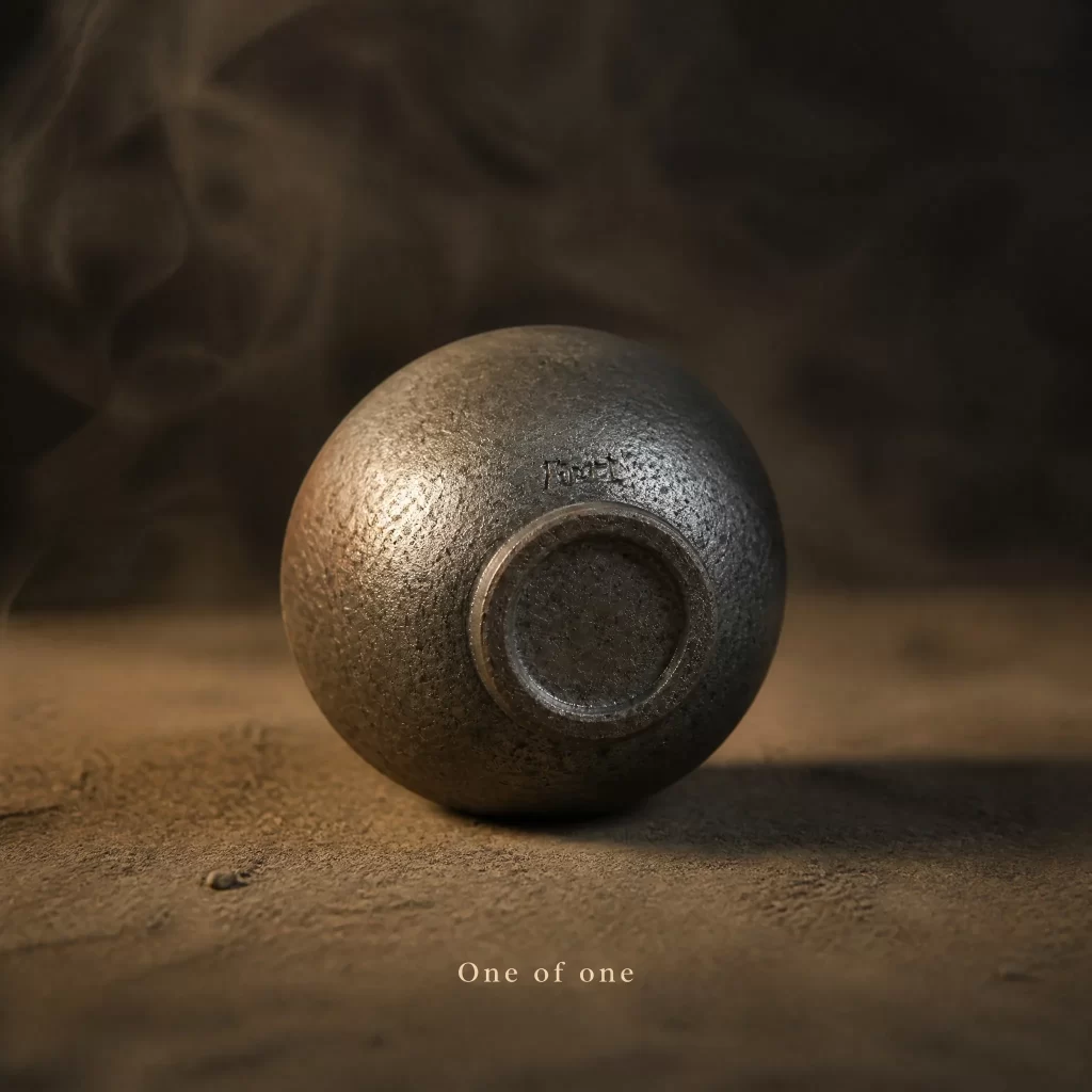 Wood-Fired Jian Zhan Tea Cup — Iron-Clay, Natural Ash Variation, Quiet Rustic Character, 70 ml detail 5