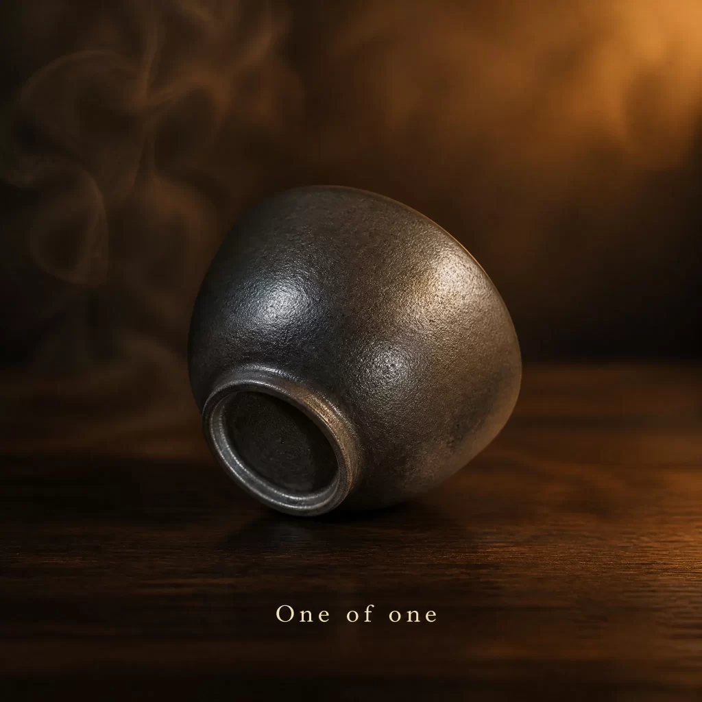Wood-Fired Jian Zhan Tea Cup — Gold Ash, Iron-Clay, 110 ml detail 5