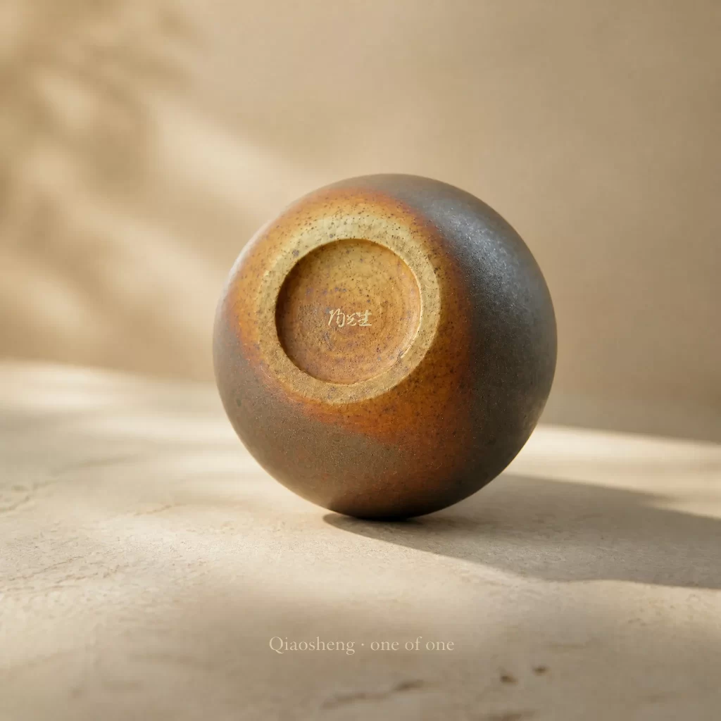 Wood-Fired Jian Zhan Tea Cup — Fine-Clay, Quiet Rustic Character, Clean Understated Character, 110 ml detail 5