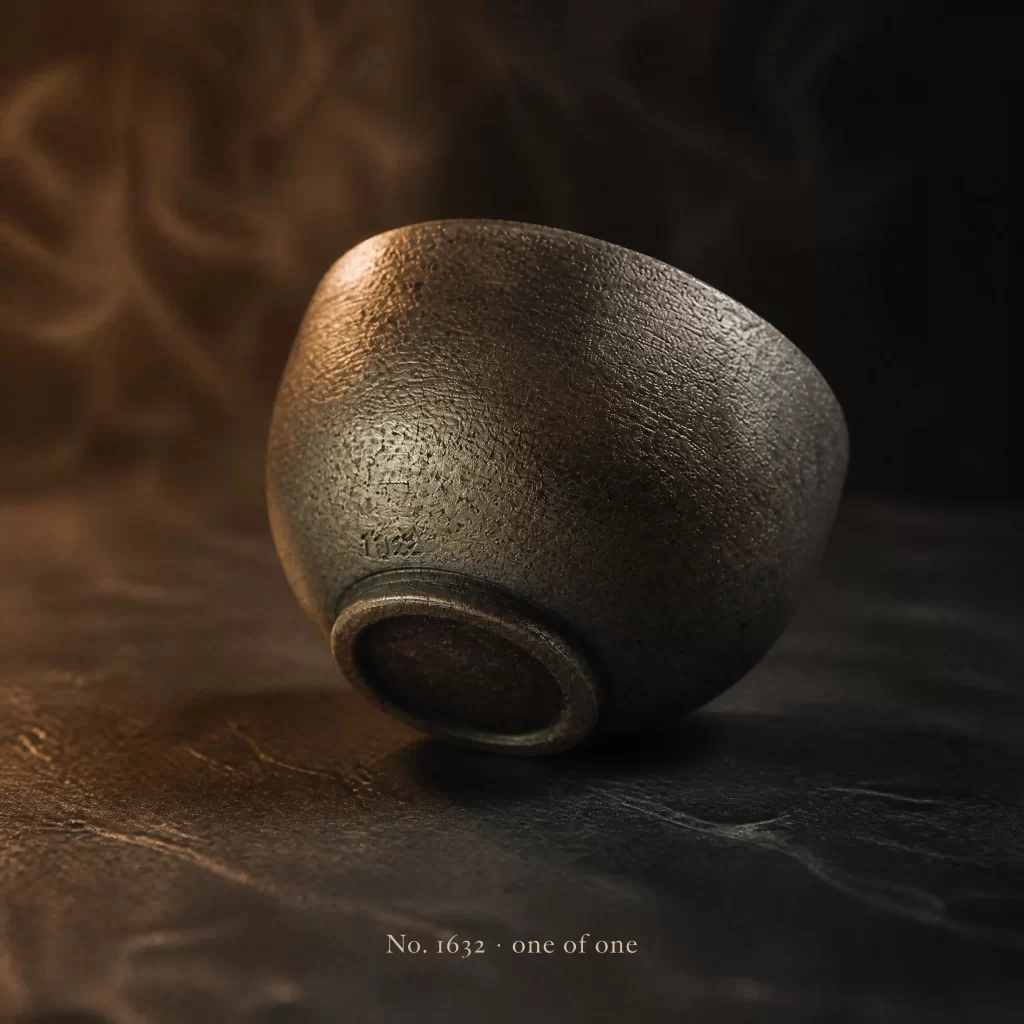 Wood-Fired Jian Zhan Tea Cup — Ash-Fired Starry Glaze, 125 ml detail 6