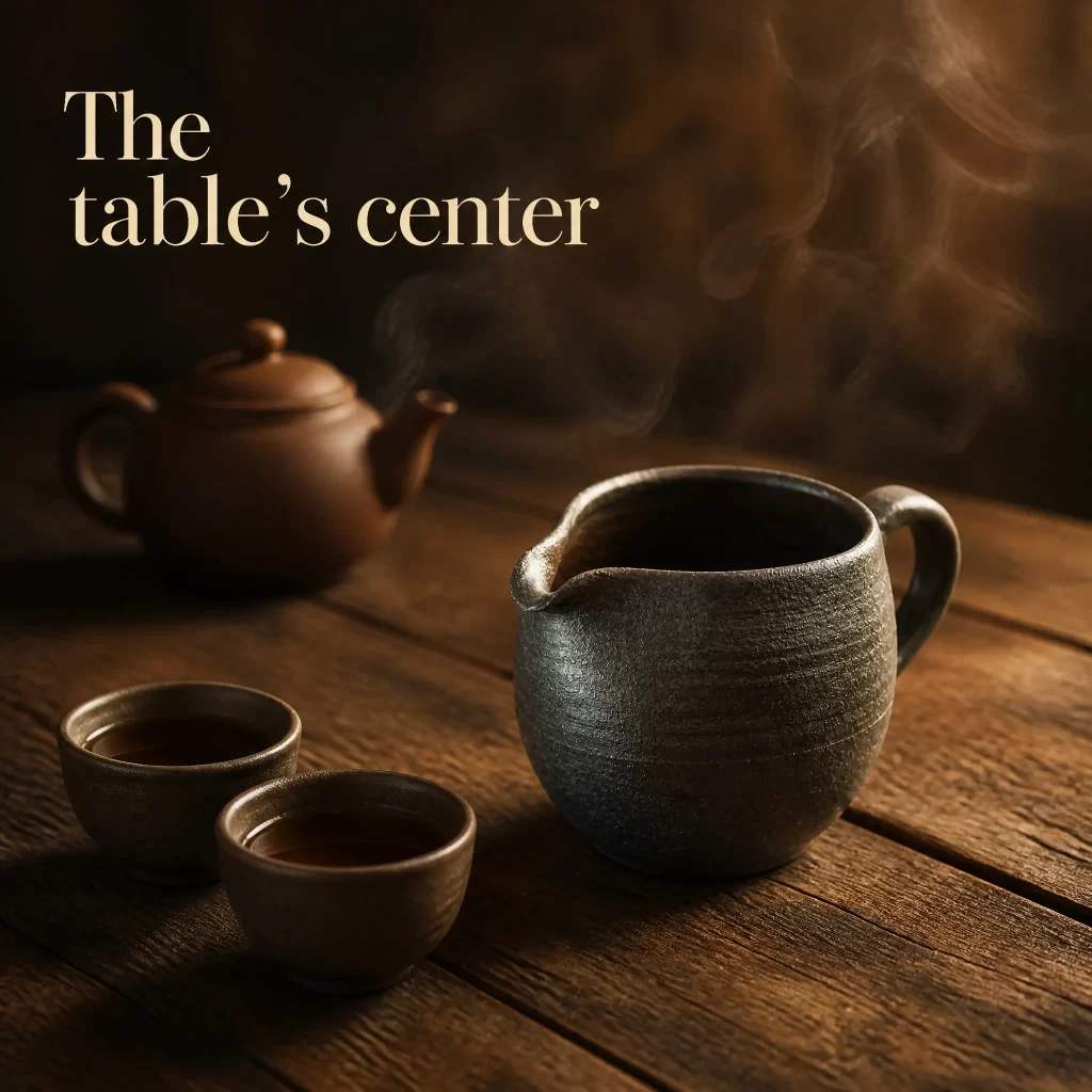 Wood-Fired Jian Zhan Fairness Pitcher — Iron-Clay, Natural Ash Variation, Quiet Rustic Character, 170 ml detail 6