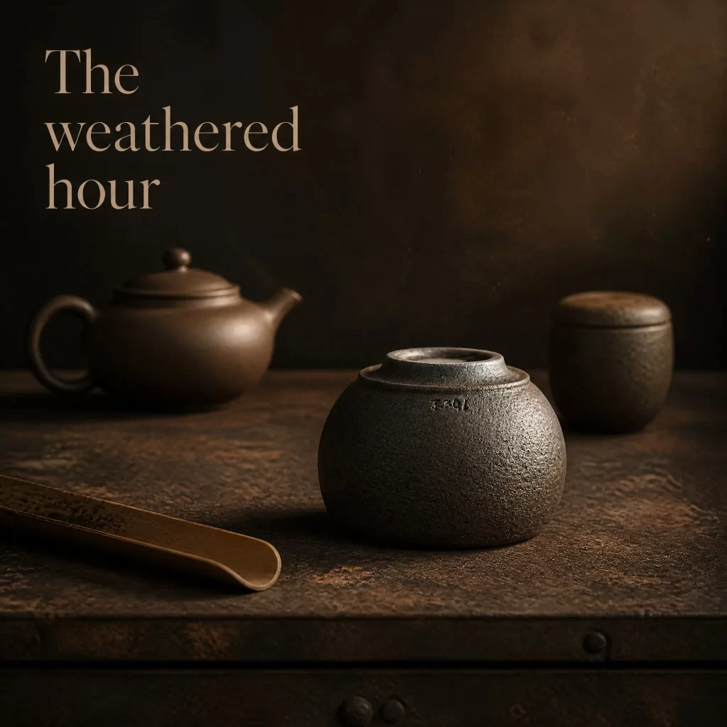 Wood-Fired Jian Zhan Tea Cup — Iron-Clay, Rust-Toned Ash Glaze, Natural Ash Variation, 100 ml detail 6