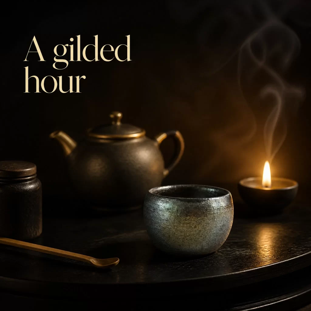 Wood-Fired Jian Zhan Tea Cup — Iron-Clay, Gold-Accented Ash Glaze, Refined Character, 70 ml detail 6