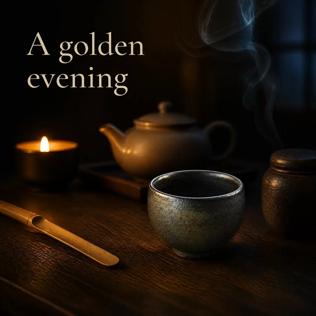 Wood-Fired Jian Zhan Tea Cup — Iron-Clay, Gold-Accented Ash Glaze, Natural Ash Variation, 70 ml detail 6