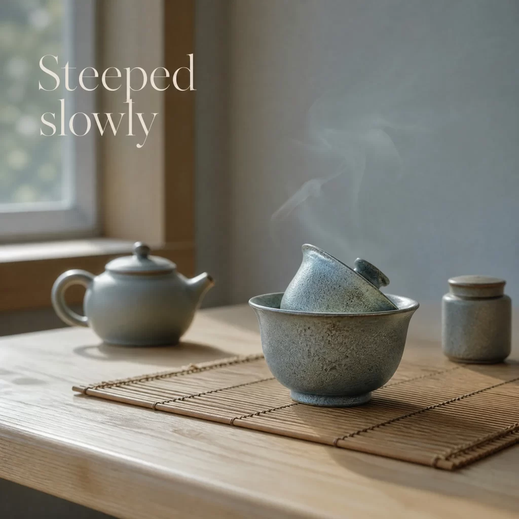 Wood-Fired Jian Zhan Gaiwan — Iron-Clay, Natural Ash Variation, 145 ml detail 6