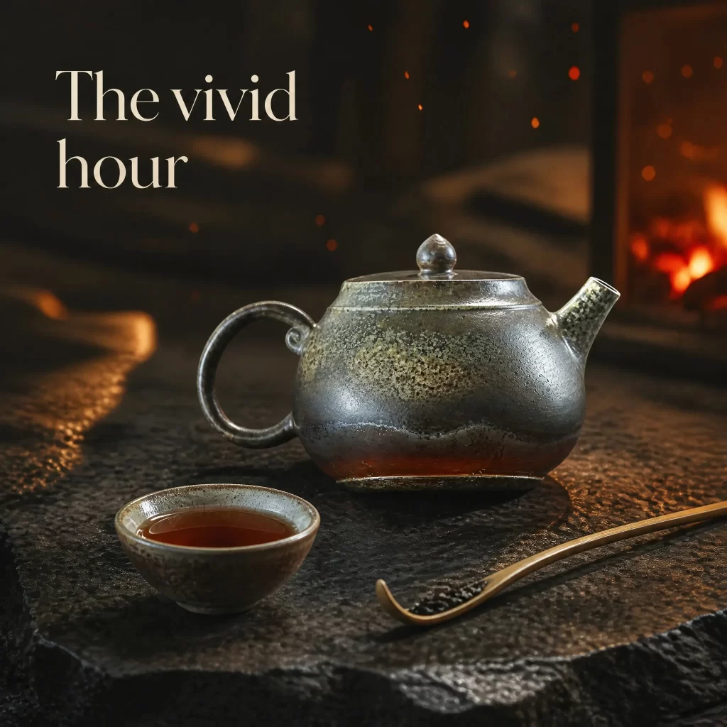 Handmade Wood-Fired Fine Clay Teapot | Distinct Fire Marks & Metallic Glaze for Gongfu Tea, 125 ml detail 6