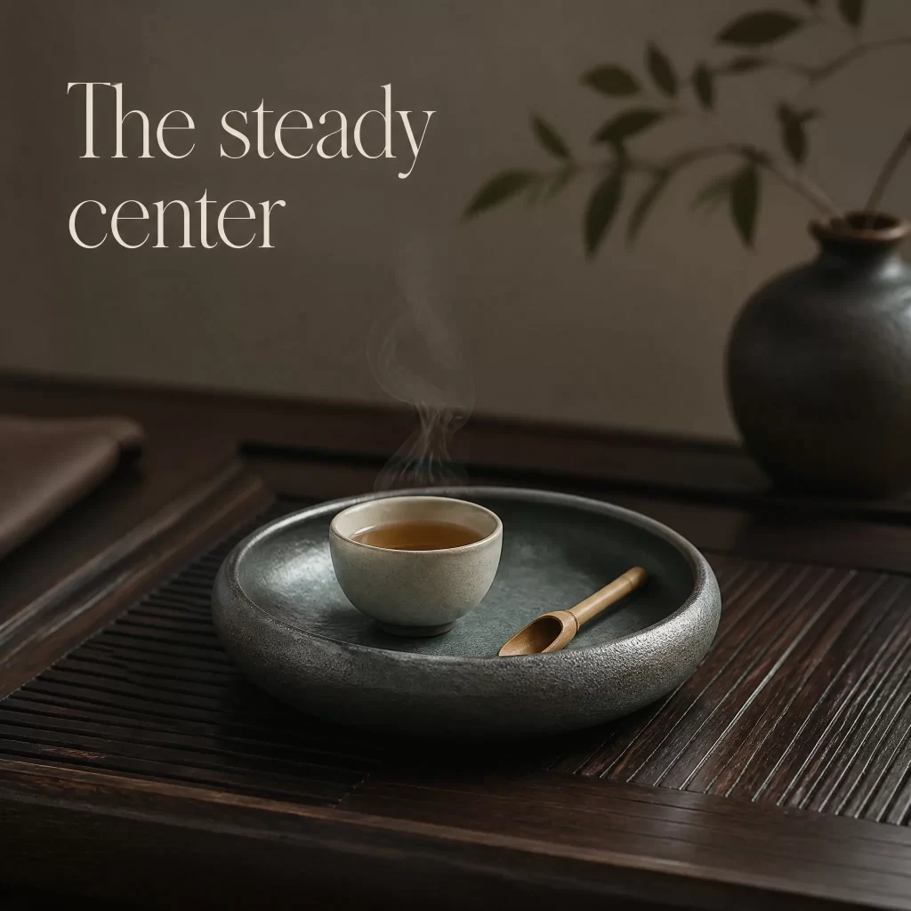 Wood-Fired Jian Zhan Teapot Stand — Iron-Clay, Grounded, Understated Character, Clean Understated Character detail 6
