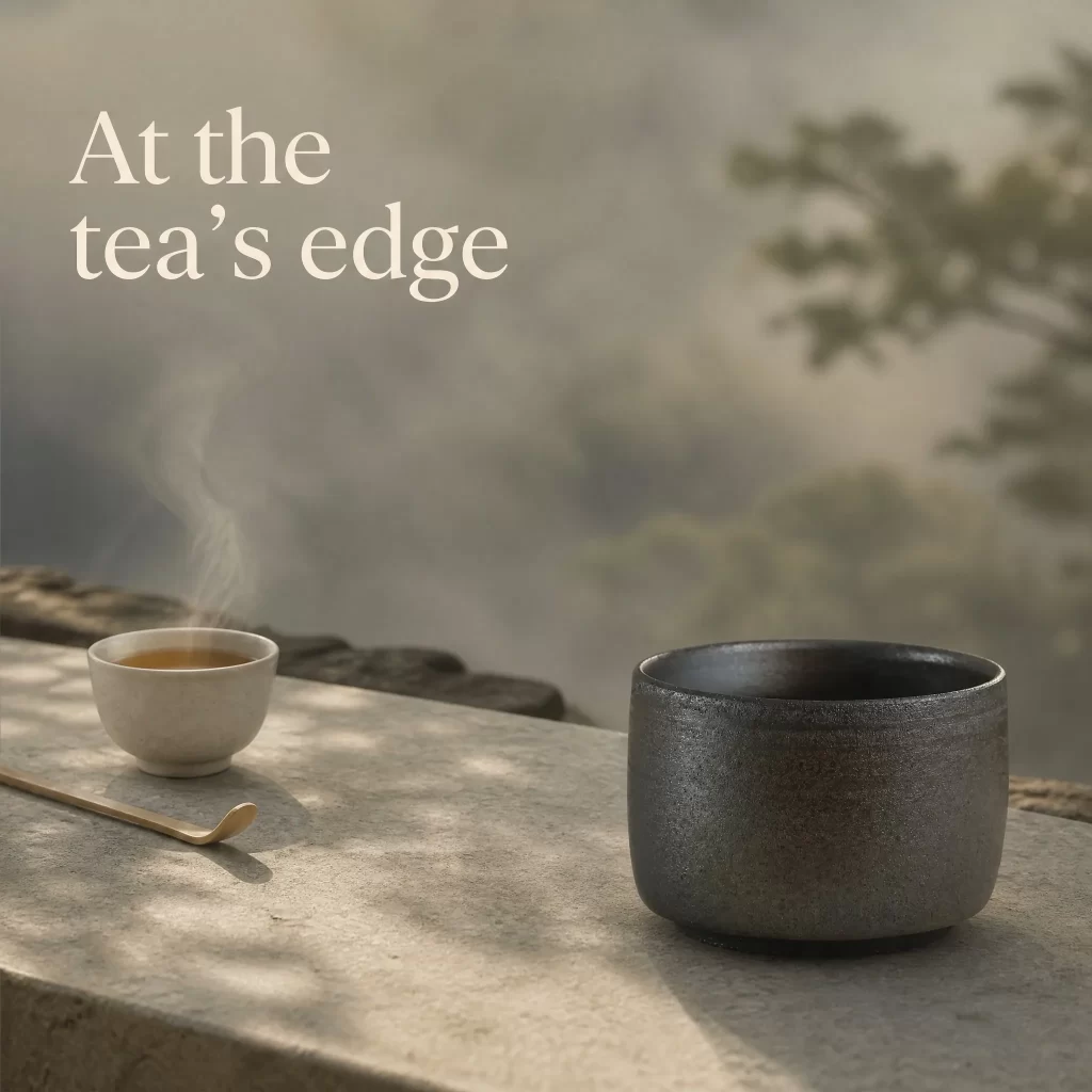 Wood-Fired Jian Zhan Tea Wastewater Bowl — Iron-Clay, Natural Ash Variation, Quiet Rustic Character detail 6