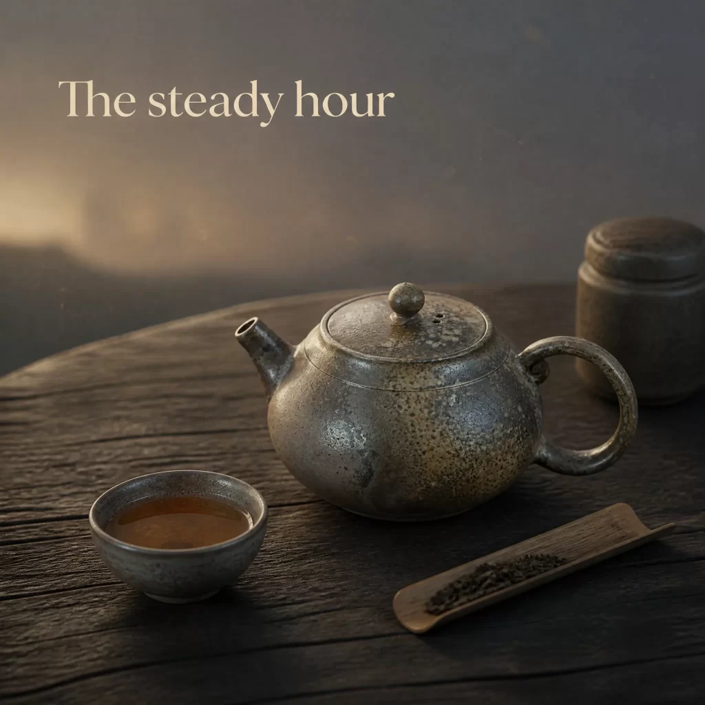 Wood-Fired Jian Zhan Teapot — Ruyi Handle, Fine-Clay, Heavy Natural Ash, Natural Ash Variation, 135 ml detail 6