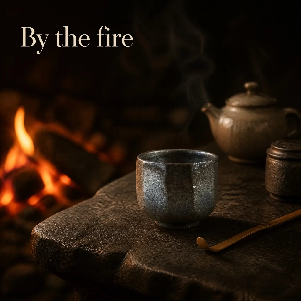 Wood-Fired Jian Zhan Tea Cup — Iron-Clay, Gold-And-Silver Ash Glaze, Fire-Toned Ash Glaze, 105 ml detail 6