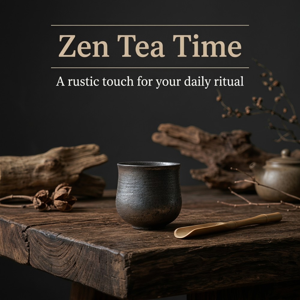 Handmade Wood Fired Tea Cup, Iron Body Clay, 105cc detail 5