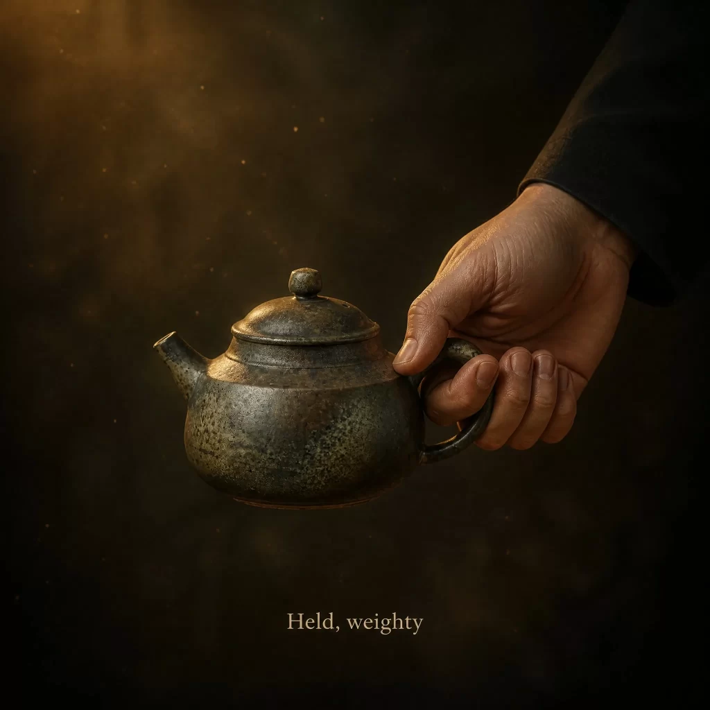 Wood-Fired Jian Zhan Teapot — Longyuan, Fine-Clay, Heavy Natural Ash, Natural Ash Variation, 130 ml detail 7