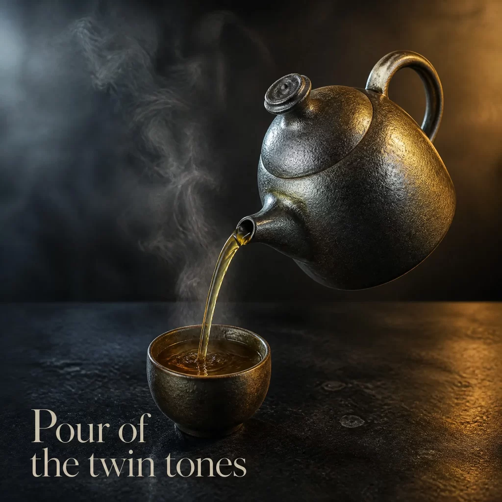 Rustic Handmade Wood-Fired Teapot | Iron Clay with Natural Ash Glaze & Dual-Tone Kiln Marks, 160 ml detail 8