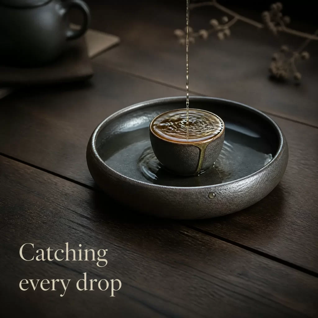 Wood-Fired Jian Zhan Teapot Stand — Iron-Clay, Grounded, Understated Character, Clean Understated Character detail 8