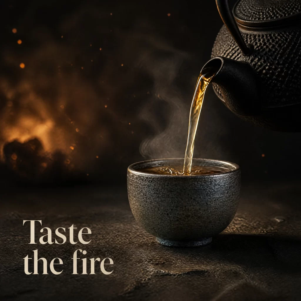 Wood-Fired Jian Zhan Tea Cup — Ash-Fired Starry Glaze, 125 ml detail 9