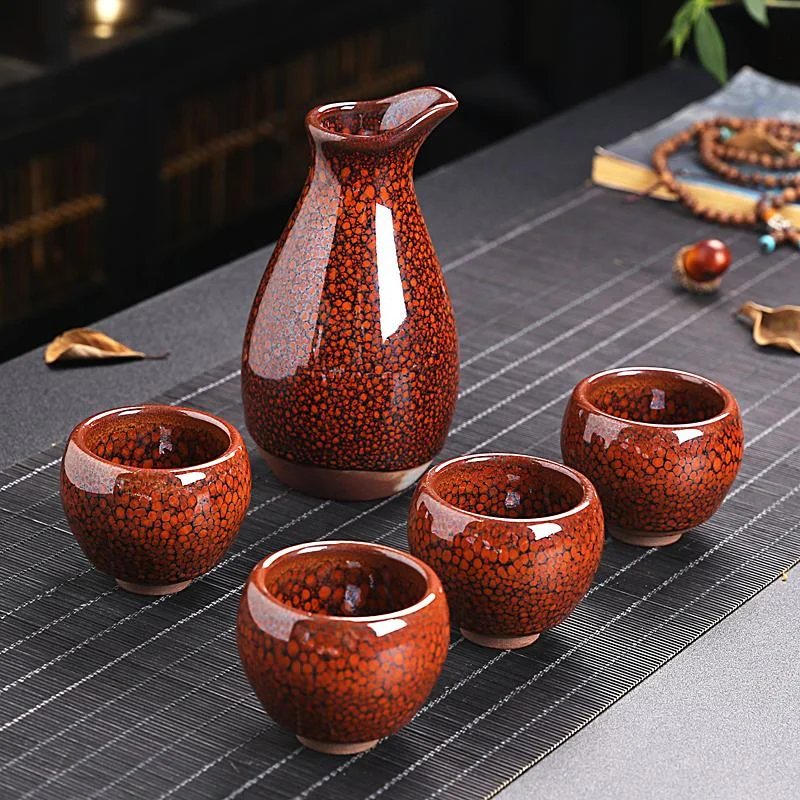Orange Sake Set detail 6