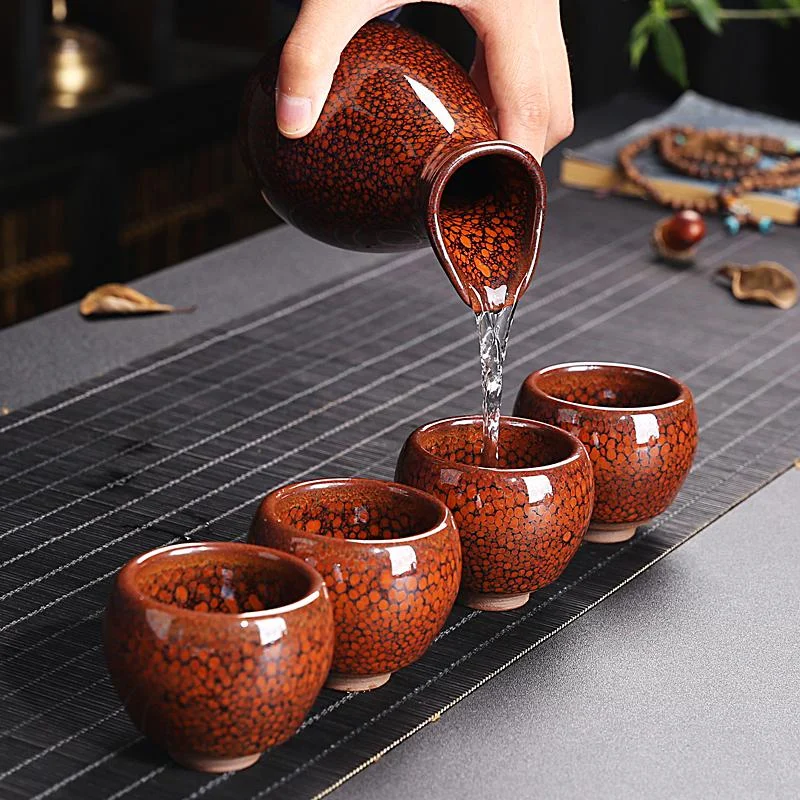 Orange Sake Set detail 2