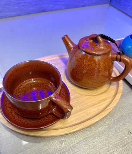 Customer photo review of Orange Coffee Cup