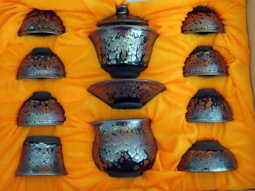 Customer photo review of Succulent Tea Set