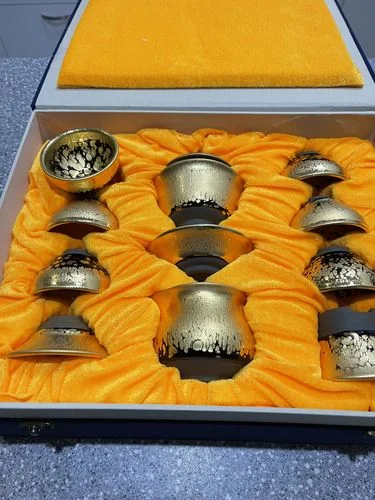 Customer photo review of Gold Tea Set