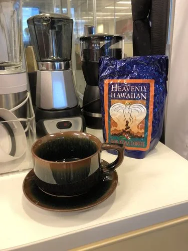 Avaliação com foto do cliente sobre a xícara de café Palm