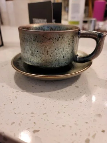 Customer photo review of Raindrops Coffee Cup