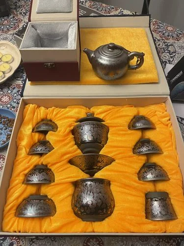 Customer photo review of Succulent Tea Set