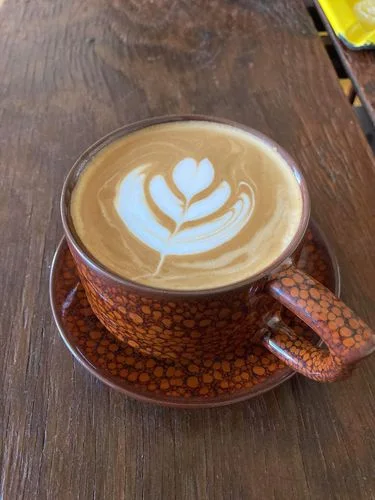 Klantenrecensie met foto van Orange Coffee Cup