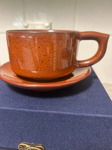 Customer photo review of Orange Coffee Cup