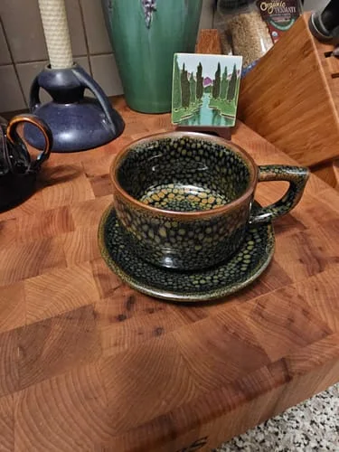 Customer photo review of Wood Coffee Cup