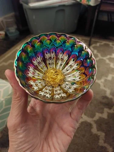 Customer photo review of Vivid Peacock