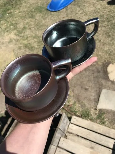 Customer photo review of Raindrops Coffee Cup