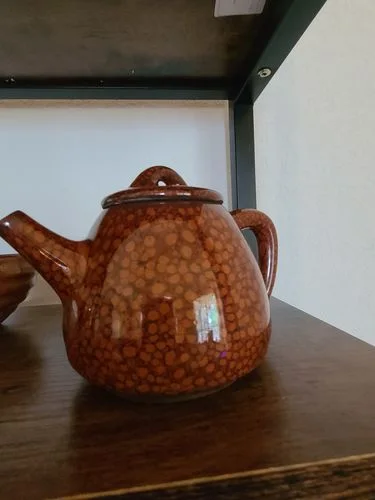 Customer photo review of Orange Teapot